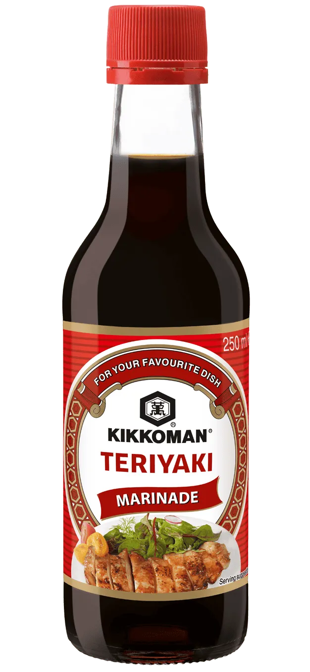[Translate to Serbisch:] Kikkoman Teriyaki Marinade 250 ml bottle